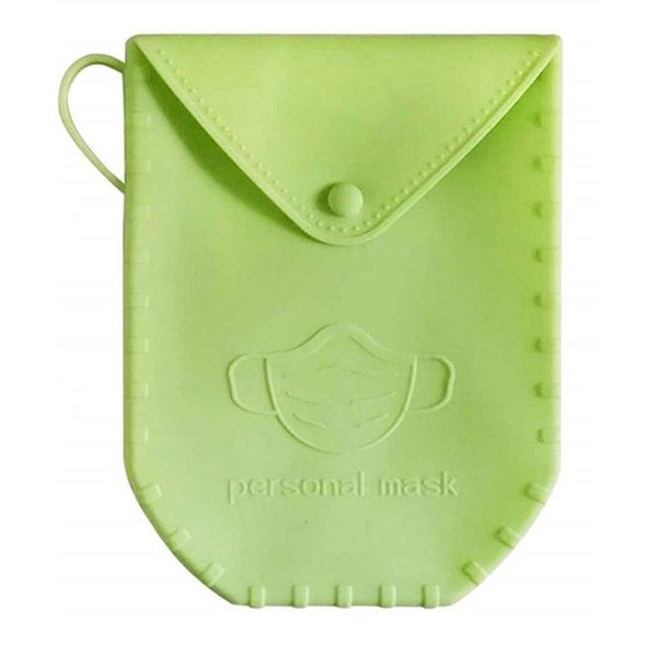 

storage bags mask box temporary clip silicone material bag facemask