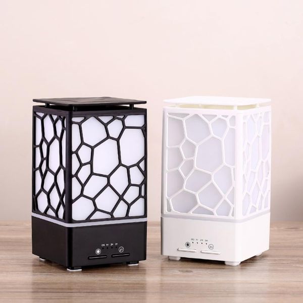 

aroma essential oil diffuser water cube air humidifier ultrasonic mist maker with colorful night light for office home humidifiers