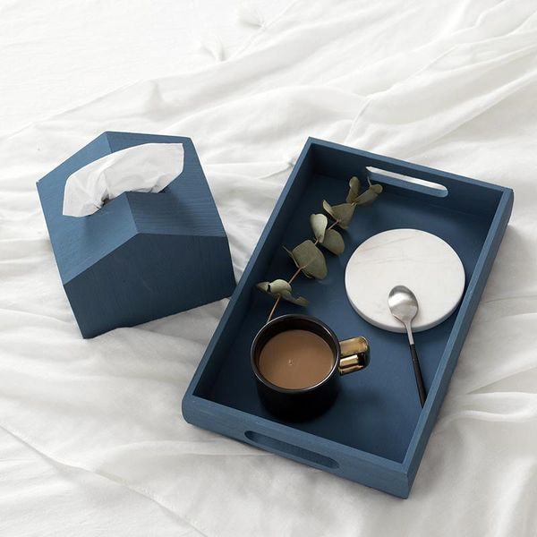 

kitchen storage & organization matte texture handle tray b&b soft suit morandi tone box art decoration