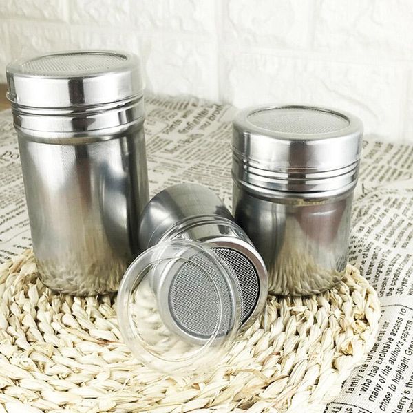 

coffee filters 5cm diam stainless steel powder sprinkle extinguishers tank gauze bucket cocoa cinnamon dusting cans