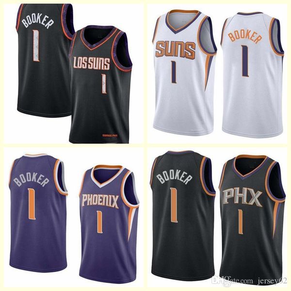 

menphoenixsuns devin booker basketball jerseys for key players;the swing man sewed and embroideredjerseys., Black;red