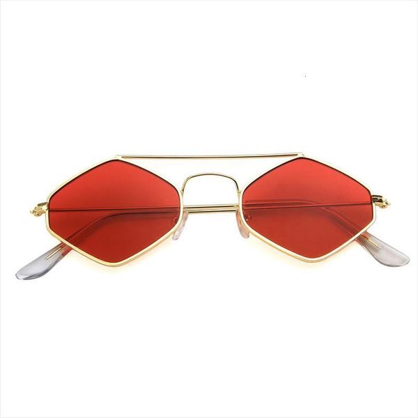 

cat eye sunglasses women brand designer polygon anti reflective lens sun glasses men vintage metal frame, White;black