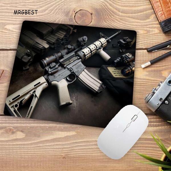 

mouse pads & wrist rests mrg gun pattern non-slip notebook mice pad s 22x18cm mat mouse-pad for comfortable gaming big promotion