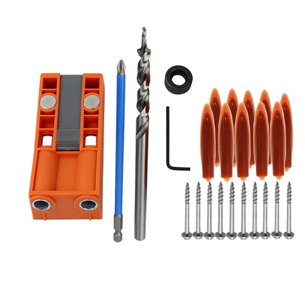

professional drill bits 1 set jig r3 pocket hole kit wood joinery step bit woodworking inclined locato