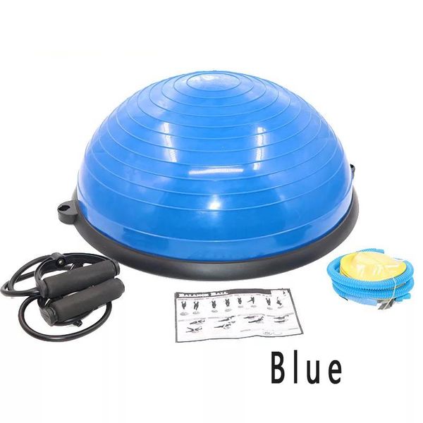 

hewolf 58*25cm yoga ball body half fitness exercise gym sport fitball proof balls