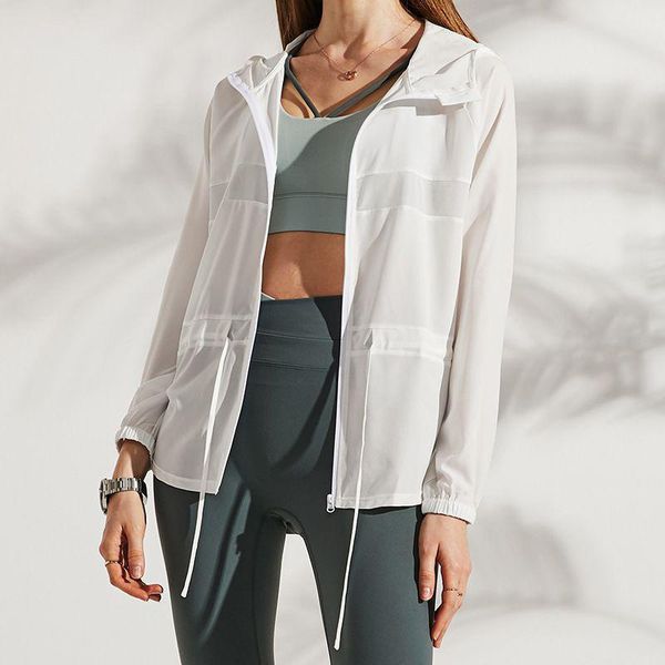 

yoga outfit lightweight jacket breathable sportswear women zip fitness shirt quick dry gym t workout clothes woman