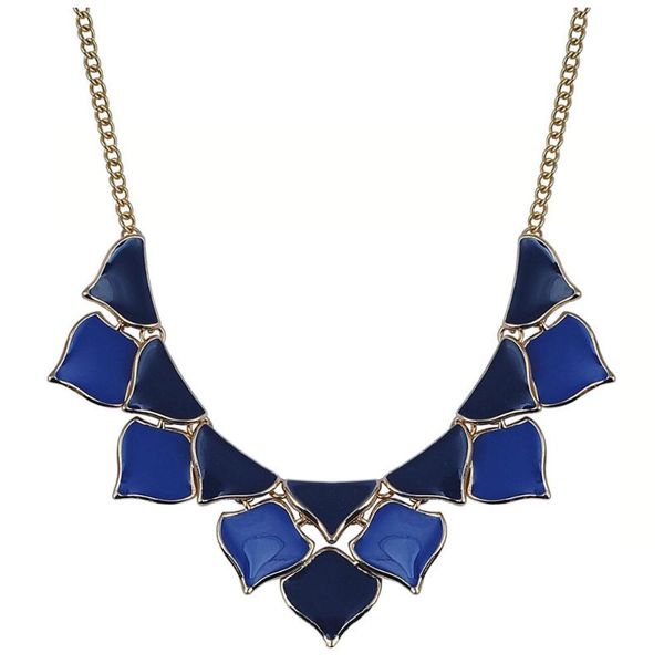 

chokers fashion jewelry enamel necklace, Golden;silver