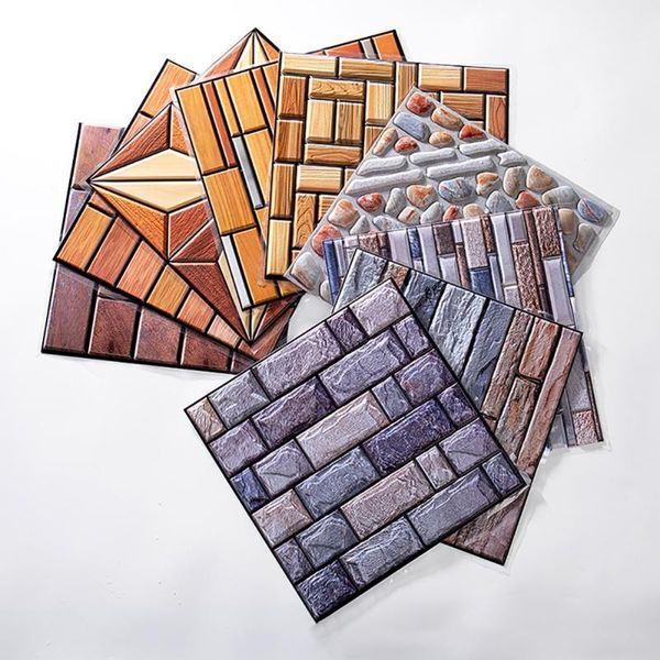 

wallpapers 3d wall paper brick stone pattern self-adhesive waterproof 33x33cm for bedroom kids room living wallpaper