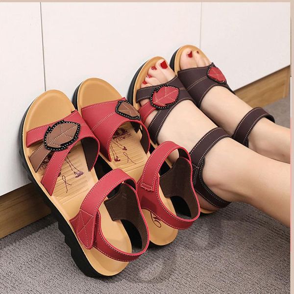 

sandals women's shoes 2021 style, easy to wear, breathable soft-soled flat shoes, fashion, Black