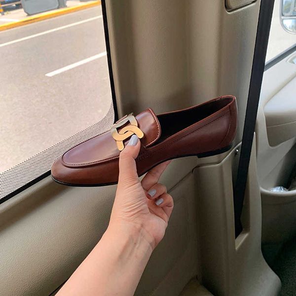 

grape mother studiolee 2021 single sho solid color low lefu fashion women's soft sole small