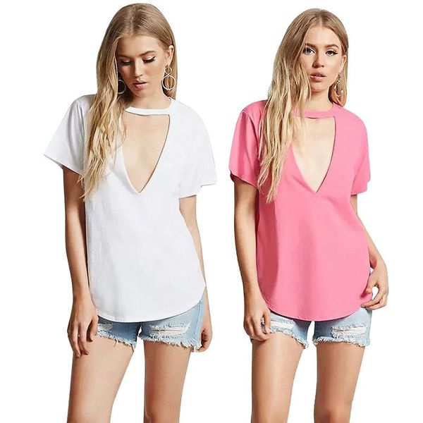 

women's t-shirt summer women short t shirt sleeve streetwear, White