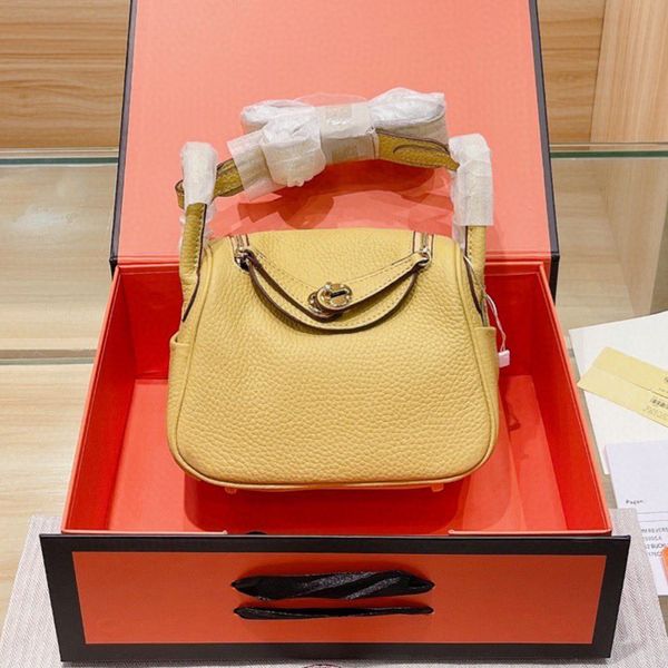 

lindy bag mini shoulder cross body bags calfskin genuine leather handbag h brand classic fanny packs lady designer women wallets celebrity p