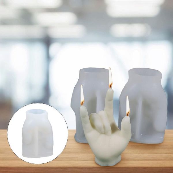 

craft tools 1pc gesture silicone mold diy making candle home decor art