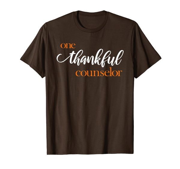 

One Thankful Counselor Thanksgiving T-Shirt, Mainly pictures