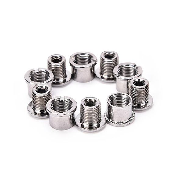 

bike heels & chainwheels 5 pcs stainless steel crankset bolts crank chainring screws nut bicycle track