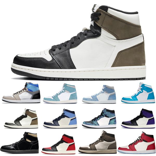 

2022 basketball shoes 1s men 1 women crimson tint toe dutch green fearless maison chateau rouge pink quartz smoke grey pollen shadow new arr