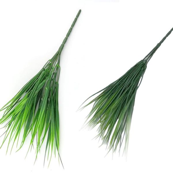 

decoration fake grass plant 5pcs/set artificial for home decor office decorative plastic flowers & wreaths