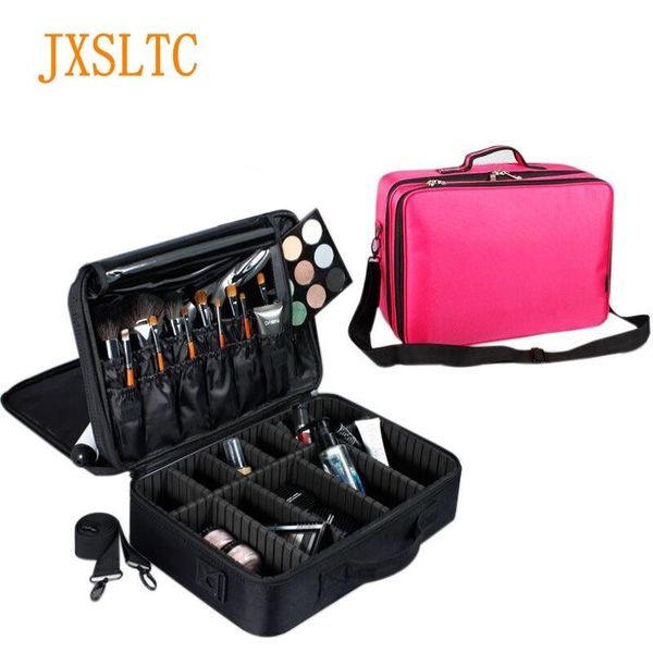 

neceser travel portable woman cosmetic bag beautician suitcase for makeup organizer waterproof professional big bags & cases