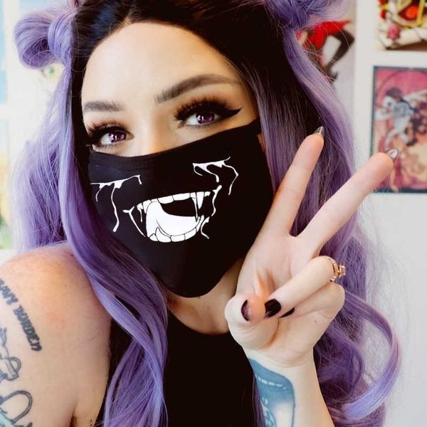 

a dark fun printed mask solid dust mask halloween equipmenthigh quality