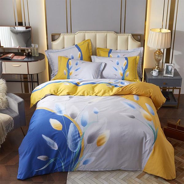 

bedding sets 2021 set with pillowcase duvet cover bed linen sheet double  king size quilt covers bedclothes water green