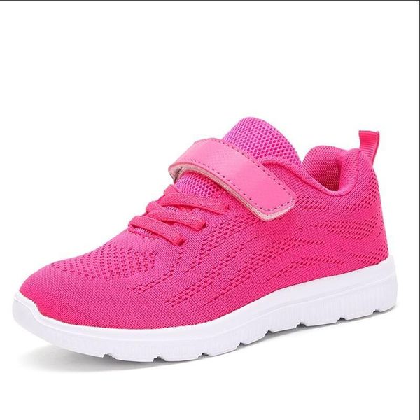 

sneakers child sport running breathable mesh striped kid chaussure enfant children shoes for girls boys casual, Black;red