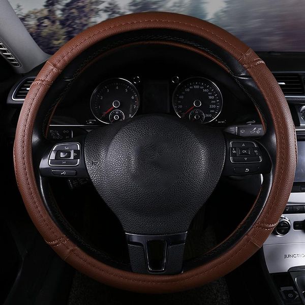 

steering wheel covers leather car cover four seasons hubs 38cm