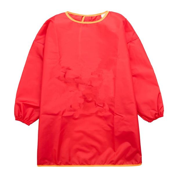 

aprons children kids long sleeve apron drawing painting waterproof smock size s/m/l