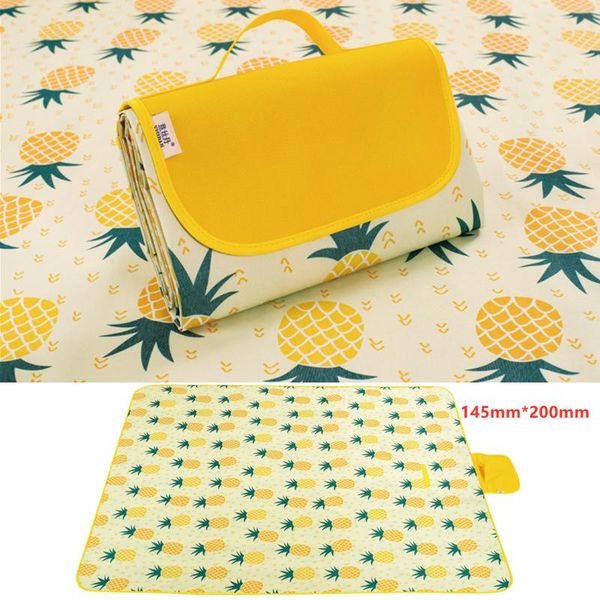 

portable camping mat pvc waterproof beach blanket handbag outdoor picnic ground mattress folding pads