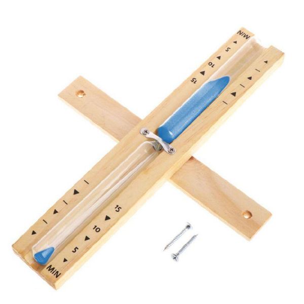 

Wooden Sauna Hourglass Wall Mounted Rotating 15mins Sandglass Clock Timer Other Clocks & Accessories