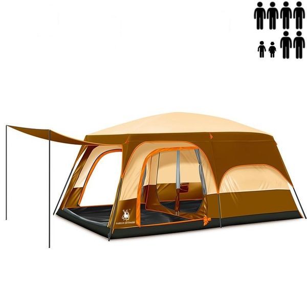 

big family camping tent for 5~8 persons party beach tents and shelters