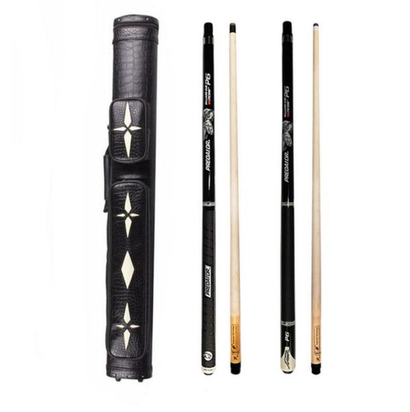 

p6 billiard pool cue 13mm 11.5mm 10mm tips maple stick shaft break cues punch jump with case set