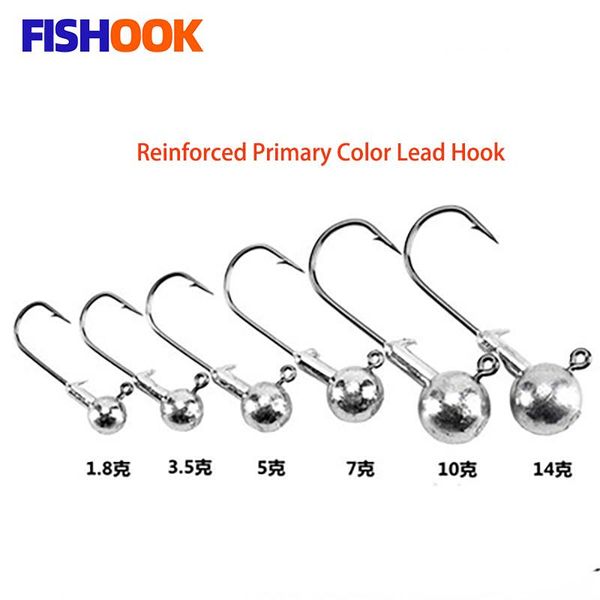 

fishing hooks fishook jig head 1.8/2.5/3.5 /5/7/10/14g hook pike fish accessories