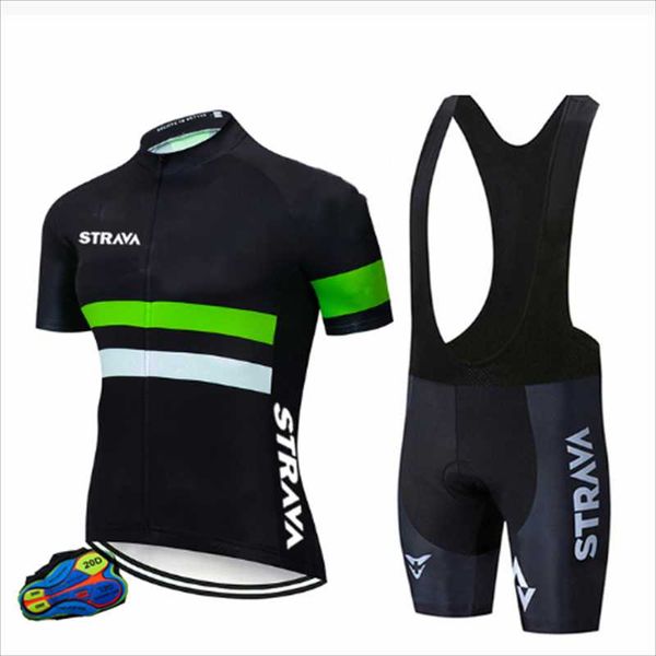 

racing sets strava men's cycling jersey breathable short sleeve bicycle clothing bike quick-drying biking suit, Black;blue