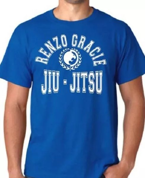 

Brazilian Jiu-Jitsu Gracie Lion T shirt UFC MMA Pride Fighting Fight, White;black