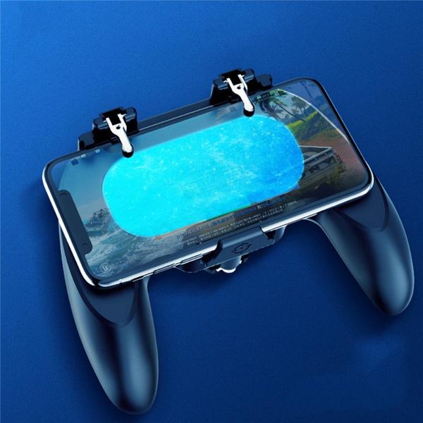 

game controllers & joysticks 4.7-6.5 inch mobile phone pubg controller joystick cooling fan gamepad shooter handle with adjustable holder st