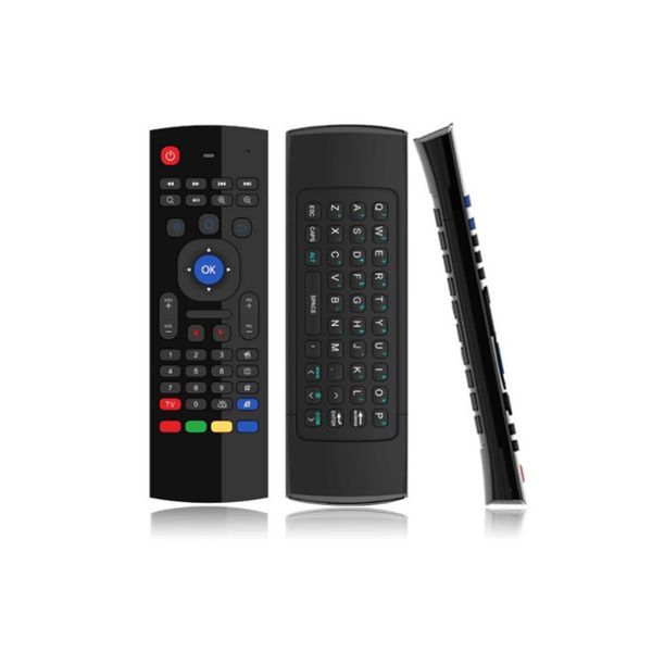 

backlit air mouse smart voice remote control 2.4g rf wireless keyboard for x96 mini km9 a95x h96 max android tv box controlers