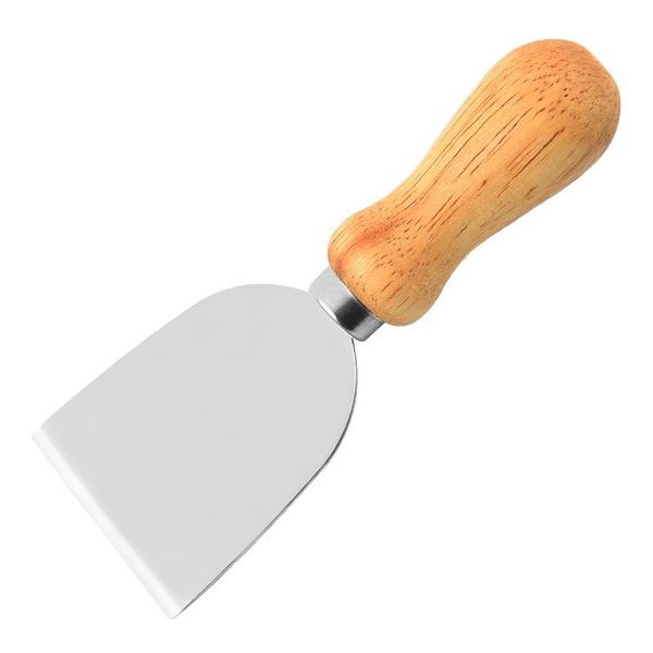 Neues hochwertiges Edelstahl-Käsemesser-Werkzeug mit Holzgriff, Käsebuttermesser und Gabel, Pizza-Backwerkzeuge XG0314