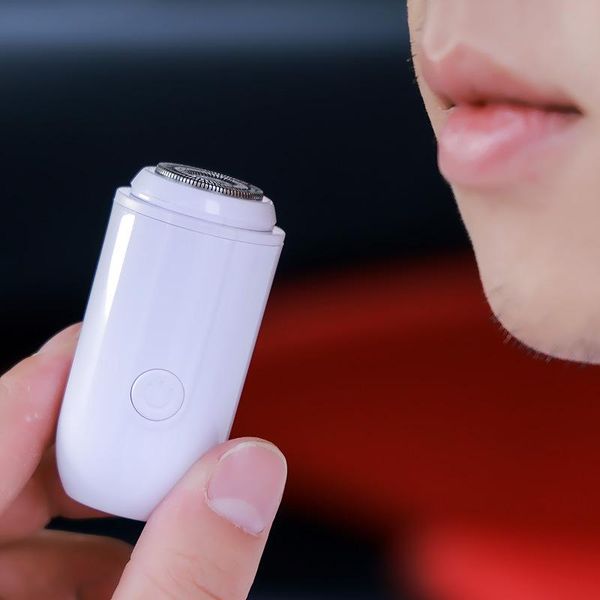 

electric nose & ear trimmers portable car plug-in mini shaver bearded men's type-c charging socket