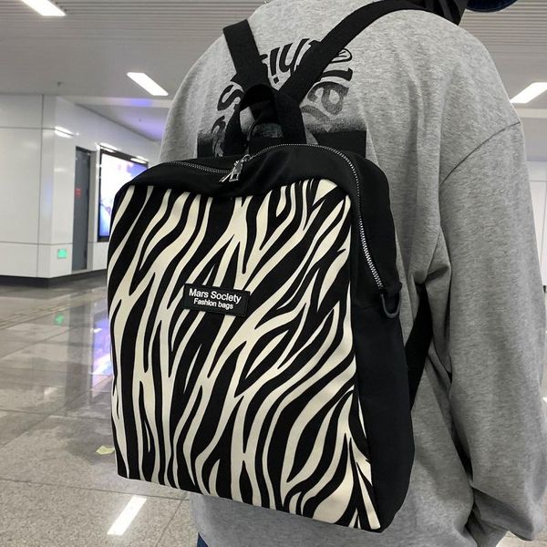 

backpack leopard rugtas cow shoulder bag women man mochila bolso mujer sac a dos fille school multi-function unisex