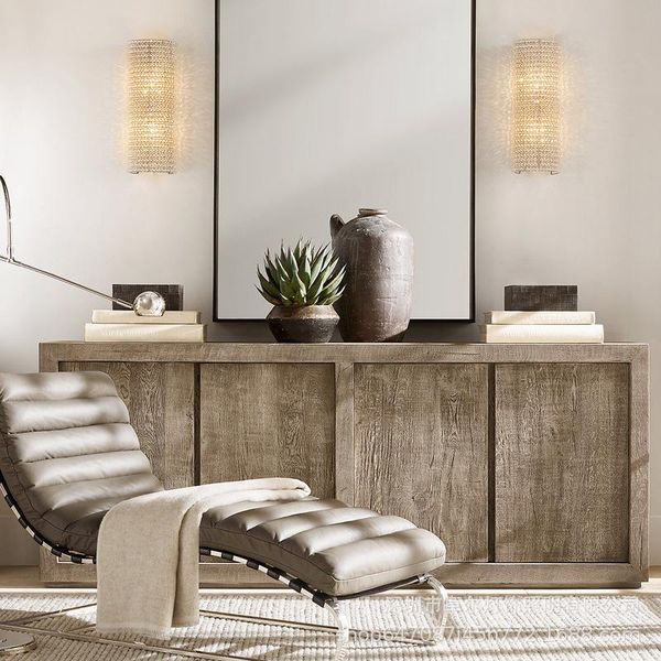 

wall lamp living room atmosphere creative crystal exhibition hall villa club aisle staircase decoration