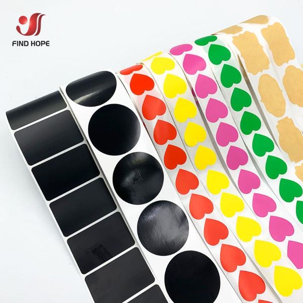 

gift wrap 120/250/500 pcs label stickers craft kitchen orangizer seal labels and glass bottle office classification stationery sticker