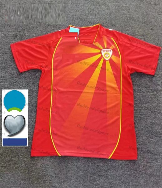 

2021 euro cup north macedonia soccer 10 goran pandev jerseys 9 aleksandar trajkovski 7 ivan trichkovski 21 elif elmas 5 arijan ademi footbal, Black;yellow