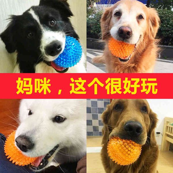 

yite bite resistant large dog molar training ball golden teddy summer vocal pet toy