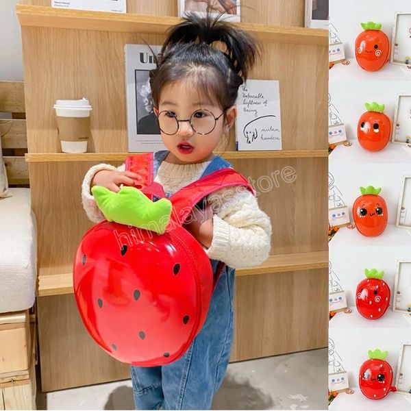 Çocuk Havuç Çilek Sırt Çantası Çocuklar Kindergarten Okul Çantası Rahat Günlük Güzel Kitap Bagpack Erkek Kız Doğum Günü Hediyesi