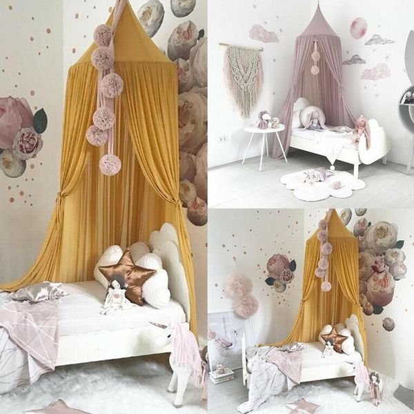 

kids baby mosquito net bedcover princess curtain bedding dome tent