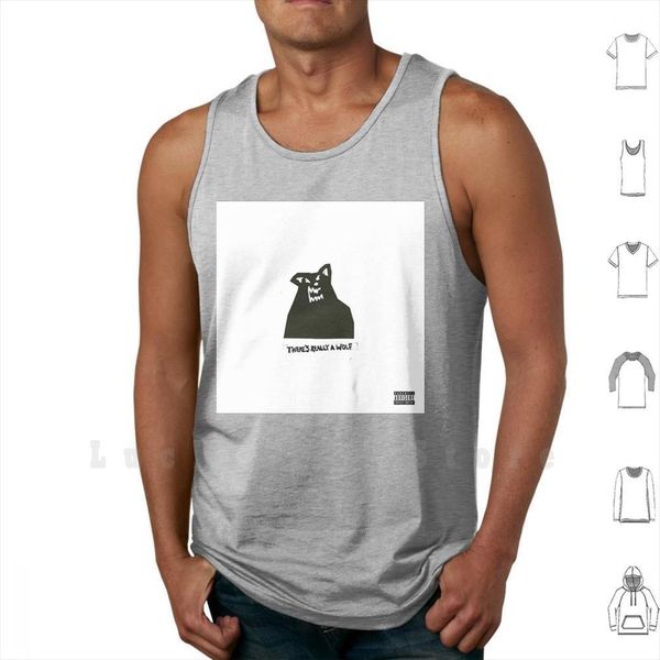 

russ album cover tank vest 100% cotton music black and white, White;black