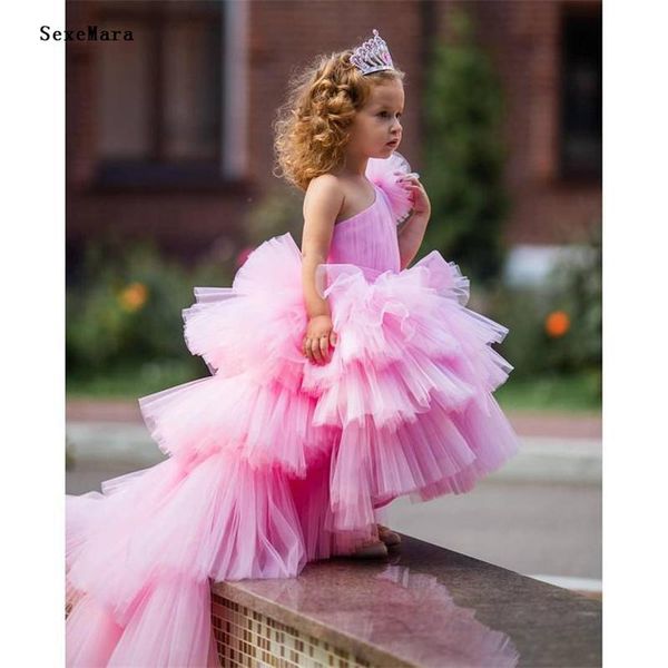 

toddler baby girl puffy tulle flower dress birthday party gown kids clothes christmas pography props 1-16y girl's dresses, Red;yellow