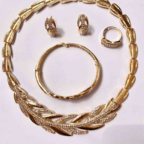 

new alloy full diamond ladies wedding set design 18k gold jewelry in 2020, Black