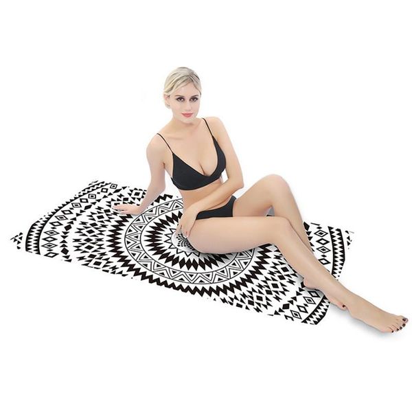 

towel abstract art printing bath fashion outdoor microfiber towels fitness swimming quick-drying yoga sport beach portable