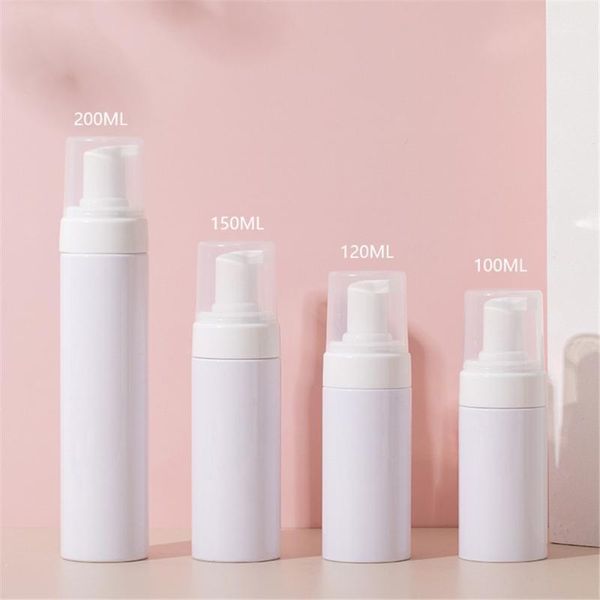 

storage bottles & jars 100/120/150/200ml foaming bottle liquid soap whipped mousse points bottling shampoo lotion shower gel foam pump dispe